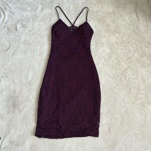 Purple Lace Dress